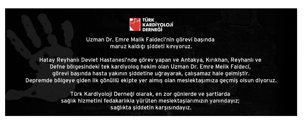 Sağlıkta şiddet artık son bulsun...YETER!!!#SağlıktaSiddeteHayır #TKD #TKDgenç