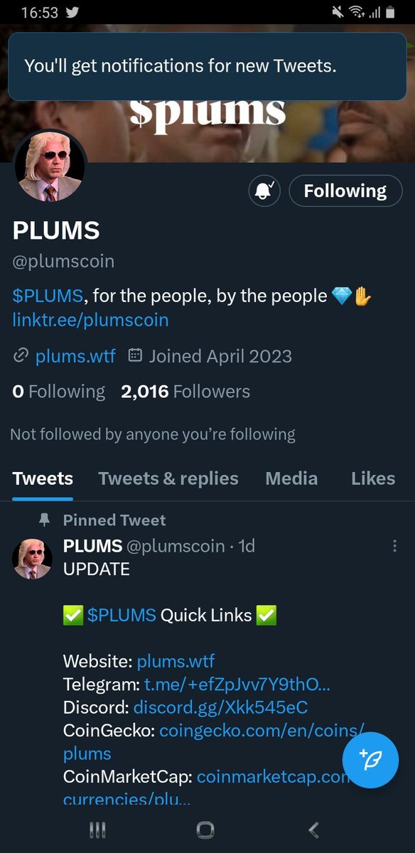 Johnmacda's tweet photo. @_SHAW_meta @plumscoin Done https://t.co/KLFWJwspkM