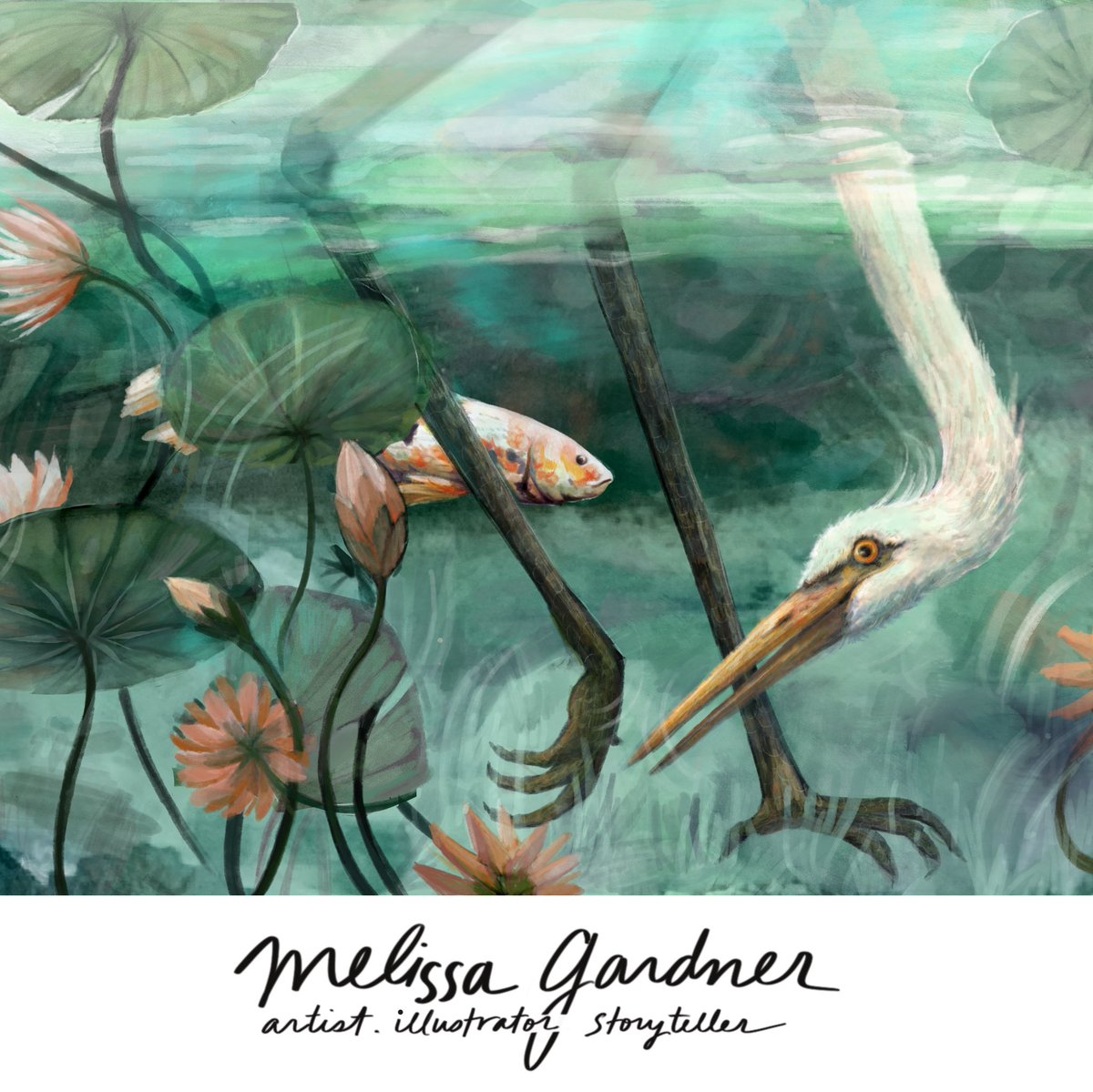 Hallo #KidLitArtPostcard!
So happy to see you here again!

I’m a #kidlit illustrator/author living in the PNW and I love to illustrate books with tender emotions, natural beauty and a sprinkle of magic. 

melissagardnerart.com
Rep’d by <a href="/SandraProudman/">sandraproudman.bsky.social</a> at Gallt &amp; Zacker