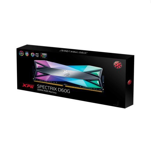 FutureTrekStore's tweet image. ADATA XPG Spectrix D60G RGB LED 16GB, DDR4, 3200MHz PC4-25600 CL16, XMP 2.0, DIMM Memory futuretrekstore.com/adata-xpg-spec… #pcmemory #computermemory #computerram #pcram