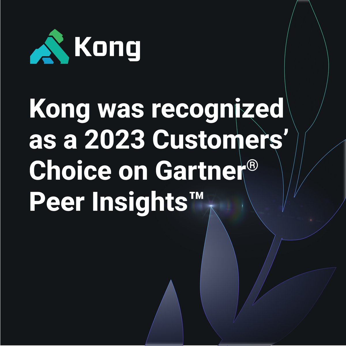 kong's tweet photo. 🤩 Kong is honored to be named a Customers' Choice in Gartner® Peer Insights™ for Full Life Cycle API Management. https://t.co/fE6DWIGNdZ

We couldn't have done it without the amazing support from our customers! https://t.co/KYBmxYMjEJ