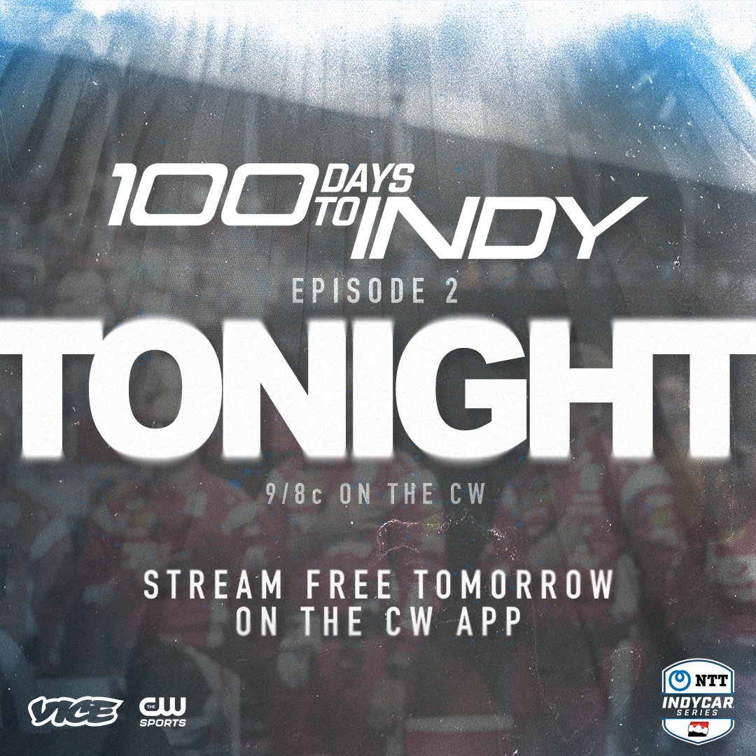 We're headed to Texas Motor Speedway for the most dangerous race of the season. A new episode of #100DaysToIndy airs TONIGHT at 9/8c on The CW! #CWSports #INDYCAR