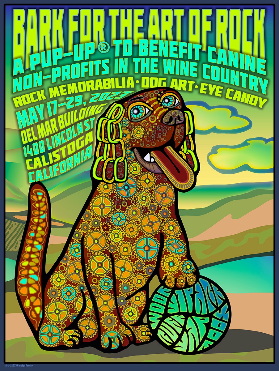 My newest poster for Bark 4 the Arts  <a href="/moonalice/">Roger McNamee</a> posters
