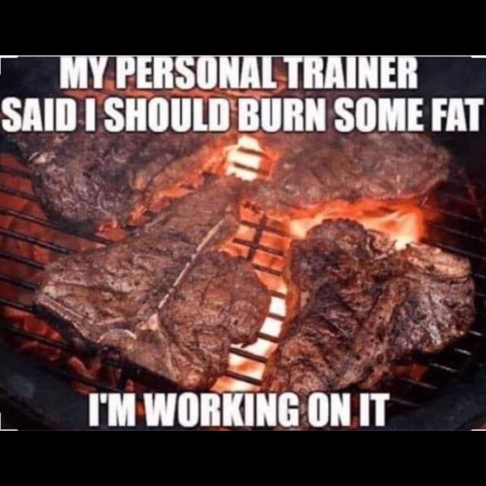Altijd goed luisteren naar je personal trainer 😉