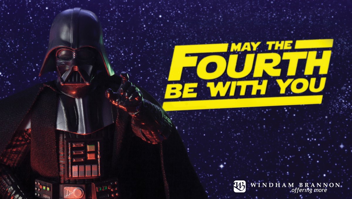 WindhamBrannon's tweet image. May the Fourth Be with You!

#StarWars #keepthingsfun