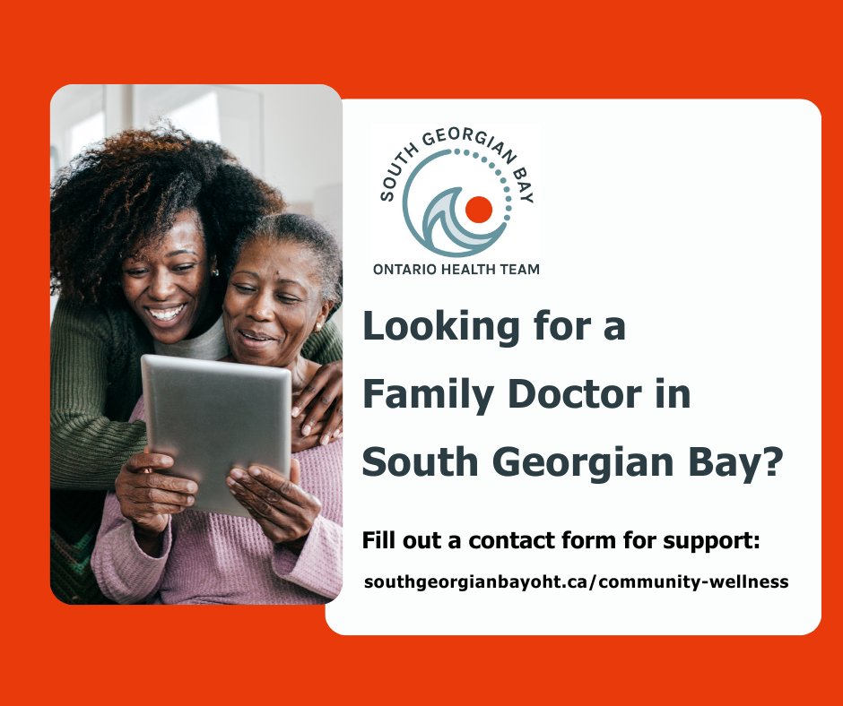 We are excited to announce the launch of our SGB OHT Navigation Supports to connect you with the local services you need. Simply fill out our online form, and our health system navigator will be in touch! southgeorgianbayoht.ca/community-well… 
#OHTs #OntarioHealthTeam