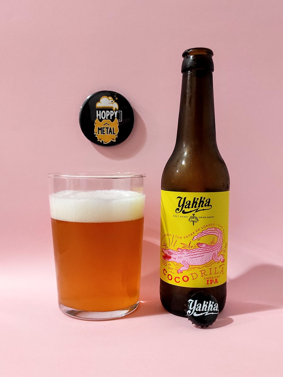 HoppyMetal's tweet photo. 🍺 Cocodrila
🏭 @Cervezas_Yakka
📜 IPA
⚗️ 6.4%
👊 45 IBU
🌟 3.7/5 🌟
👉 Una IPA de corte cítrico y tropical, sobre una base sólida de malta y con unos detalles florales y afrutados. Bastante bien redondeada.
🌐 https://t.co/F9WH40HG83 https://t.co/fjHePLsA58