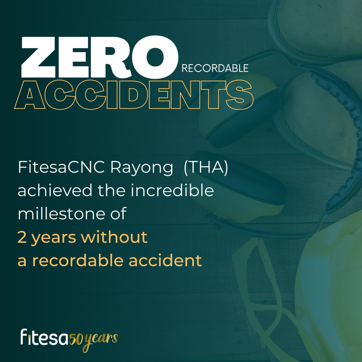 Congratulations FitesaCNC Rayong (THA)! 🎉 The facility is celebrating 2 years without a recordable accident.

A special Thank You to every employee who contributed to this milestone! 🎊

#nonwovens #fitesanonwovens #workeasierlifebetter #celebration #accidentfree #safety