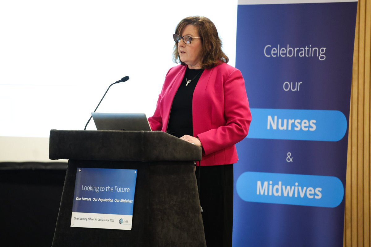 Chief Nursing Officer Maria McIlgorm @CNO_NI has outlined her five-year vision for nursing and midwifery in Northern Ireland. It was launched at her inaugural CNO conference today. #cnoniconf23 Read more here ⬇️ health-ni.gov.uk/news/five-year…