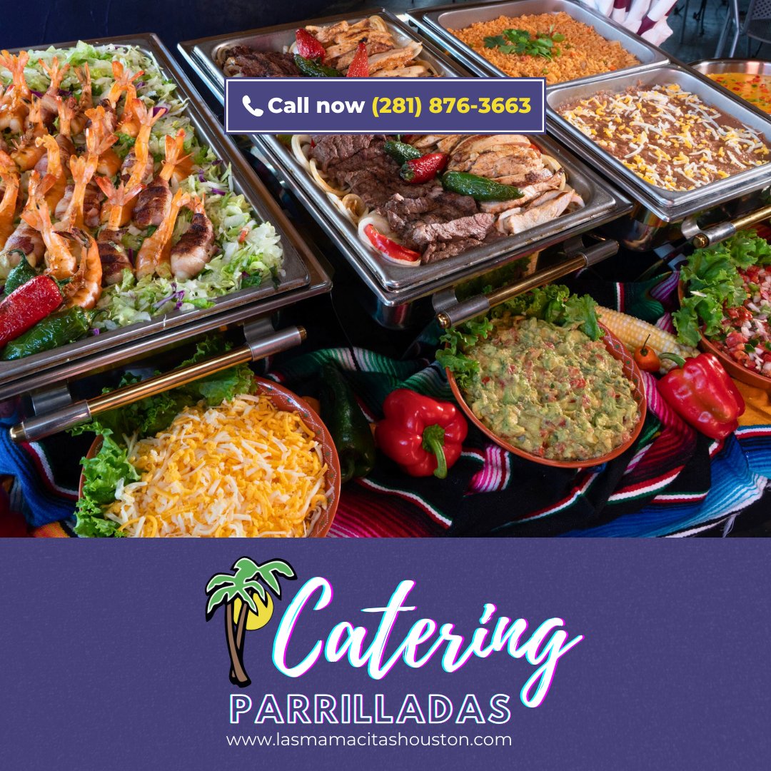 Looking for a delicious and hassle-free catering option? Try our Parrilladas To-Go at #LasMamacitasMexicanRestaurant in #Houston! Enjoy our amazing beef or chicken fajitas, ribs, quail, and shrimp, along with all the fixings! 👉lasmamacitashouston.com

#HoustonCatering #Mexic ...