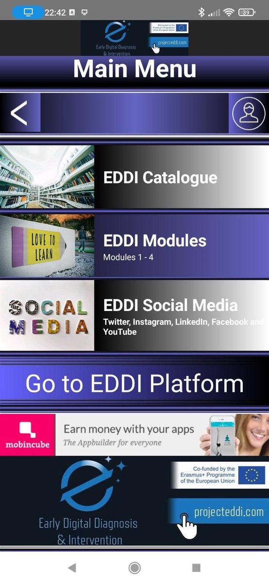 EddiProject's tweet photo. 📣The EDDI (Early Diagnosis and Intervention) project key outputs are now ready for exploration‼️
🧐Discover the ESL (Early School Leaving) topics and issues that we addressed in our #EDDI Project #elearning area https://t.co/9QVkP3qcft