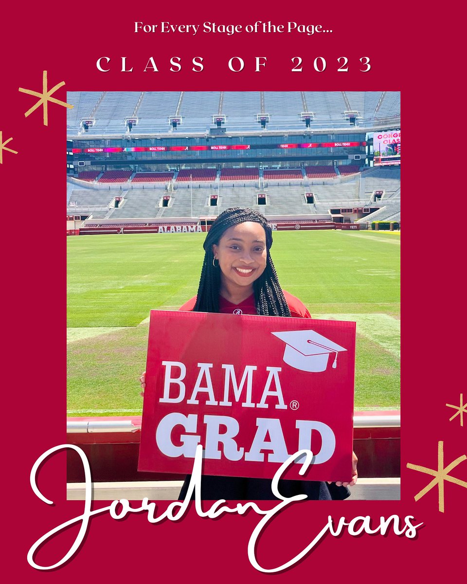 UAWritingCenter's tweet photo. 🎓 Senior Send-Off 🎓

🐘Today we are spotlighting our tutor Jordan Evans. Jordan is a Mechanical Engineering major with minors in English and Math. She’s been at the UA Writing Center for 6 semesters. Jordan is currently considering full-time opportunities in her field! https://t.co/d2IiOvyeXe