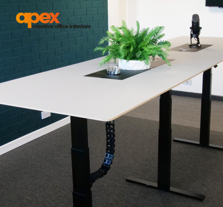 Modular meeting tables offer endless opportunities for creating a unique, bespoke stamp on all meeting areas. Made-to-order surfaces in an unlimited number of shapes, styles, textures and sizes, allows for optimising the individual’s contribution to design #officedesign