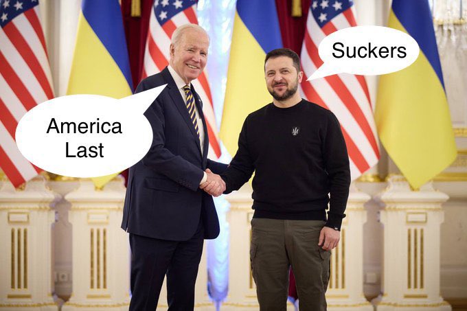 BrandiUWright's tweet photo. @SecBlinken How can we keep sending Ukraine “critical support,” when Biden says we’re defaulting on our debt? We can’t afford to care for our veterans, the elderly or a growing, homeless population, but we can fund a war? #AmericaFirst https://t.co/54HuiH4MkJ