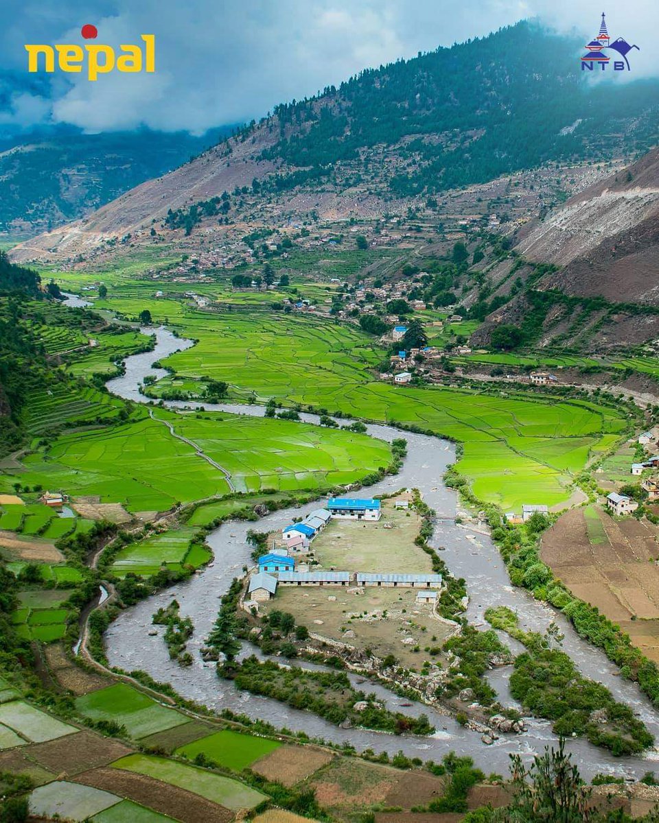 MadhavPyakurel's tweet photo. The beautiful Sinja valley in Jumla district💙
#Nepal 
#Sinjavalley 
#placesofNepal https://t.co/KDSt6ADF5E