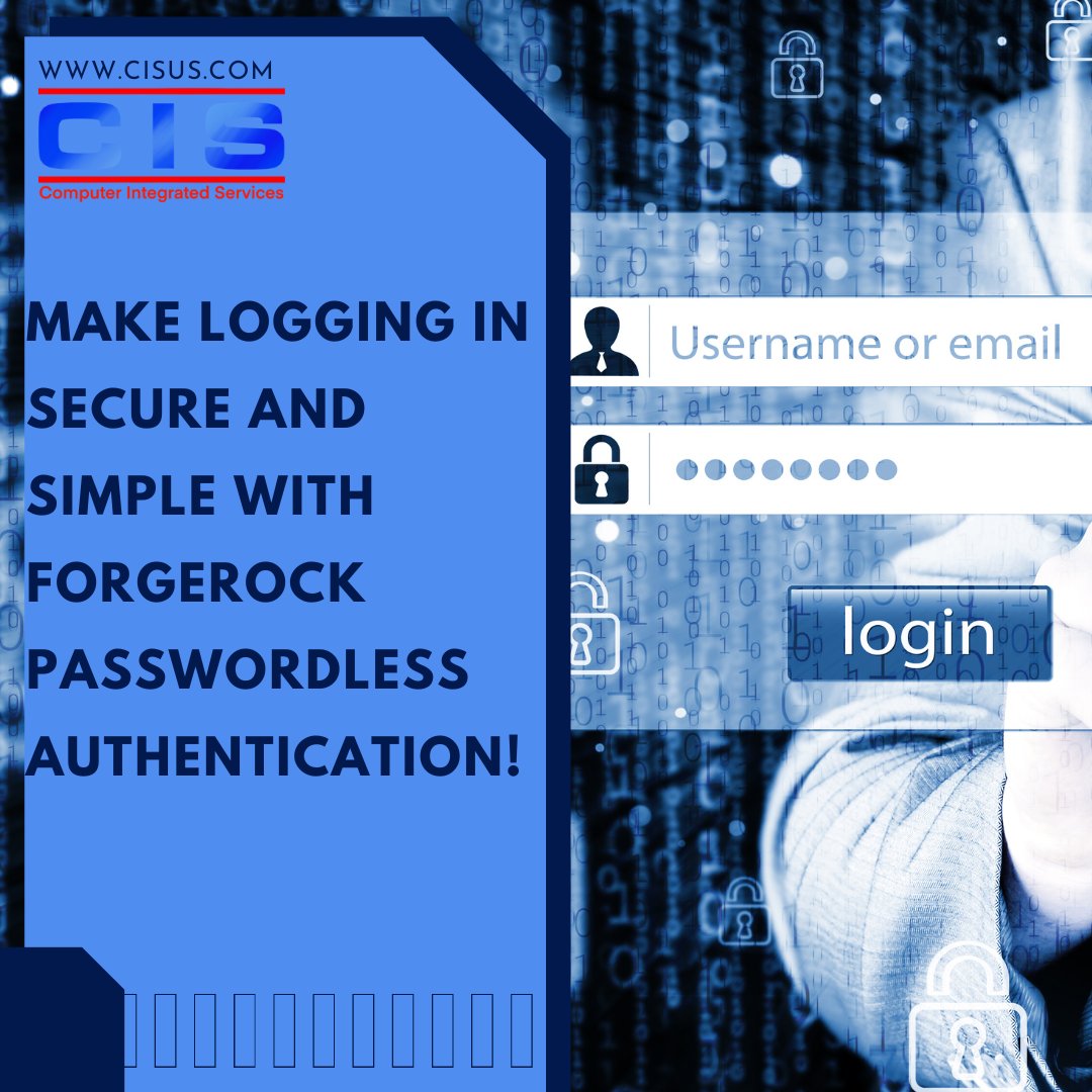 ComputerIntSvc's tweet photo. #Passwordless authentication isn't just a trend, it's the future.
#ForgeRock's CIO points to Gartner’s prediction that by 2025 over 50% of the workforce, and more than 20% of customer authentication transactions, will be passwordless! #WorldPasswordDay #cybersecurity https://t.co/Ko83BgAgJJ