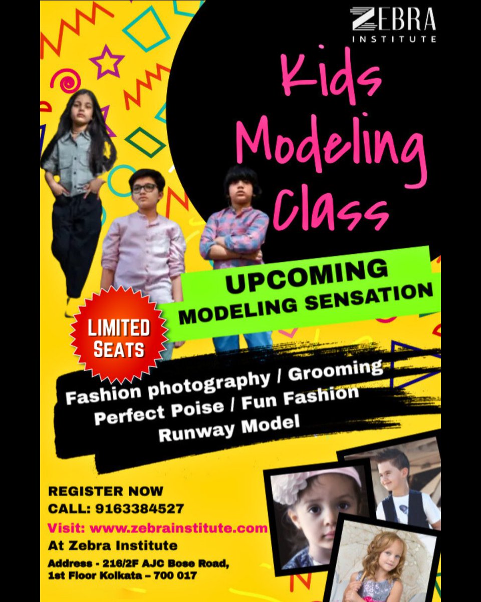 zebra_studio's tweet photo. Are you looking for an exciting opportunity for your child to explore their creativity and confidence? Join our upcoming Kids Modeling Class.

Register Now. Limited Seats Are Available.
Call: 9163384527
Visit our Website: https://t.co/TyQltdIG6v

#kids #kidsmodel #kidsmodeling https://t.co/K7GUnlbap5