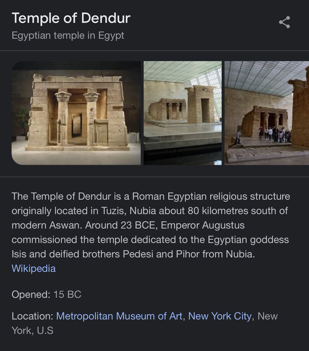 @DrIndyEinstein I never said it was held at a museum…I said (if you kindly go reread the tweet) was that the reason there was an Egyptian undertone was because of this Fact in the below photos ….#factoverfeelings carry on