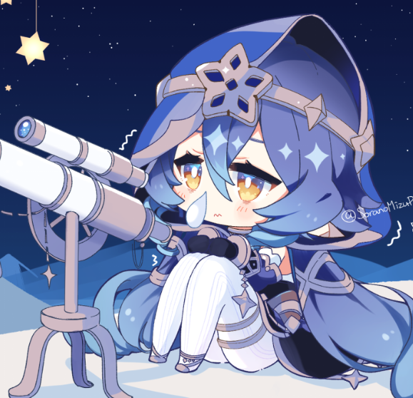 「starry sky telescope」 illustration images(Latest)