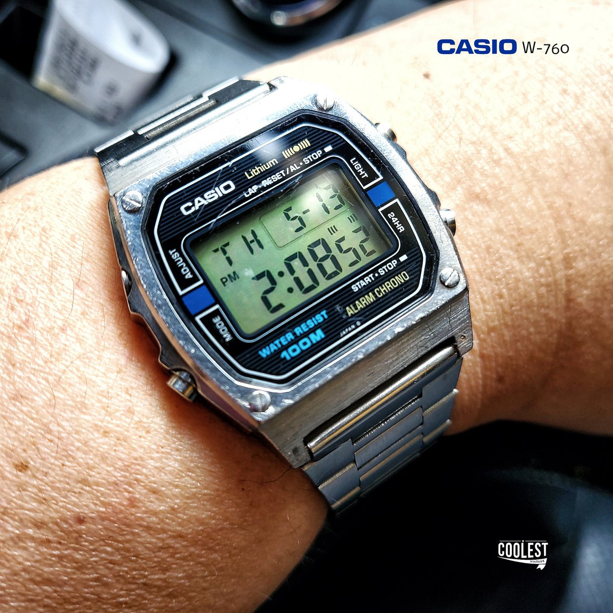 CASIO W-760H スクリューバック 高防水 ビンテージ 腕時計 100M 激レアヴィンテージ⭐️CASIOカシオ】 G-SHOCK/DW-5200 モジュール 240