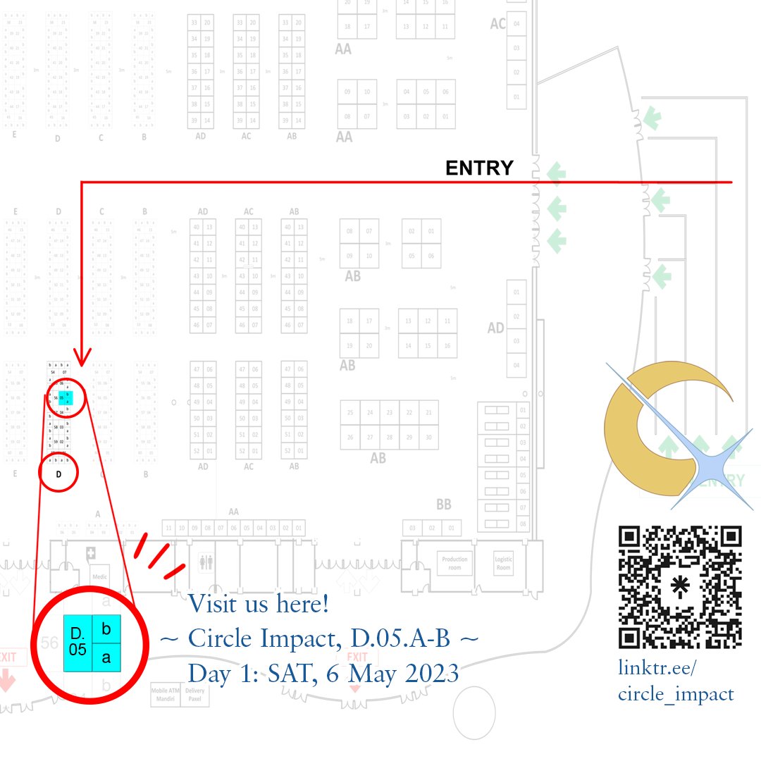circle_impact's tweet photo. Cek map berikut untuk menemukan posisi booth kami~.
Got questions? Ask us via DM!
Like &amp; RTs are appreciated! Thank you!💕
#cardcaptorsakura #olympiasoiree #piofiore #cafeenchante #pokemon #pokemonscarletviolet #megamanx #hololive #nijisanji #tearsofthemis #07ghost #cf16 #suzume https://t.co/SOeRGpTxyc