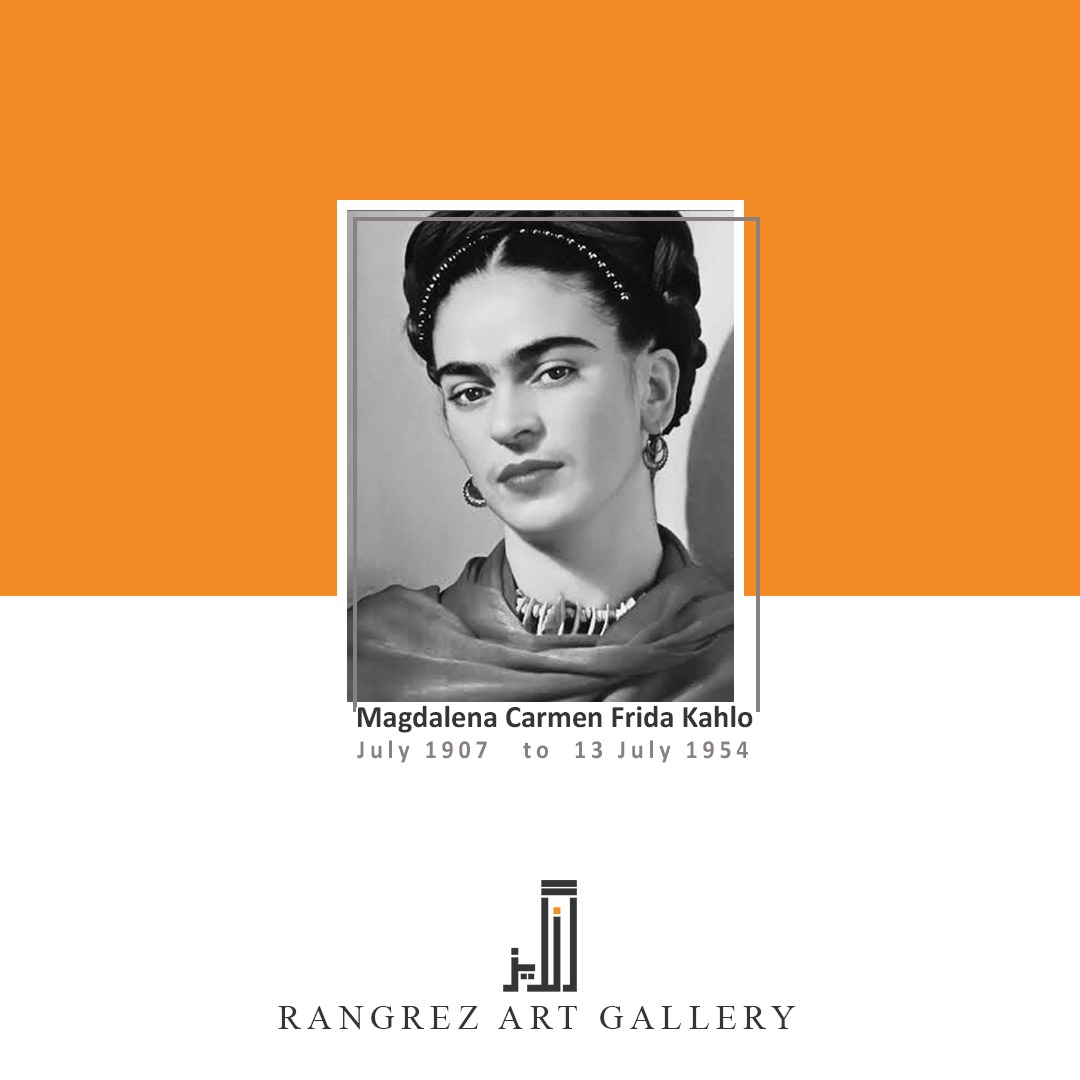 RangrezGallery's tweet photo. Magdalena Carmen Frida Kahlo y Calderón was a Mexican painter known for her many portraits, self-portraits, and works inspired by the nature and artifacts of Mexico.
 #community #success #inspiration #culture #paris #artist #feminism #painting #art #portraits #portraitpainting https://t.co/j1Bj7E6gyI