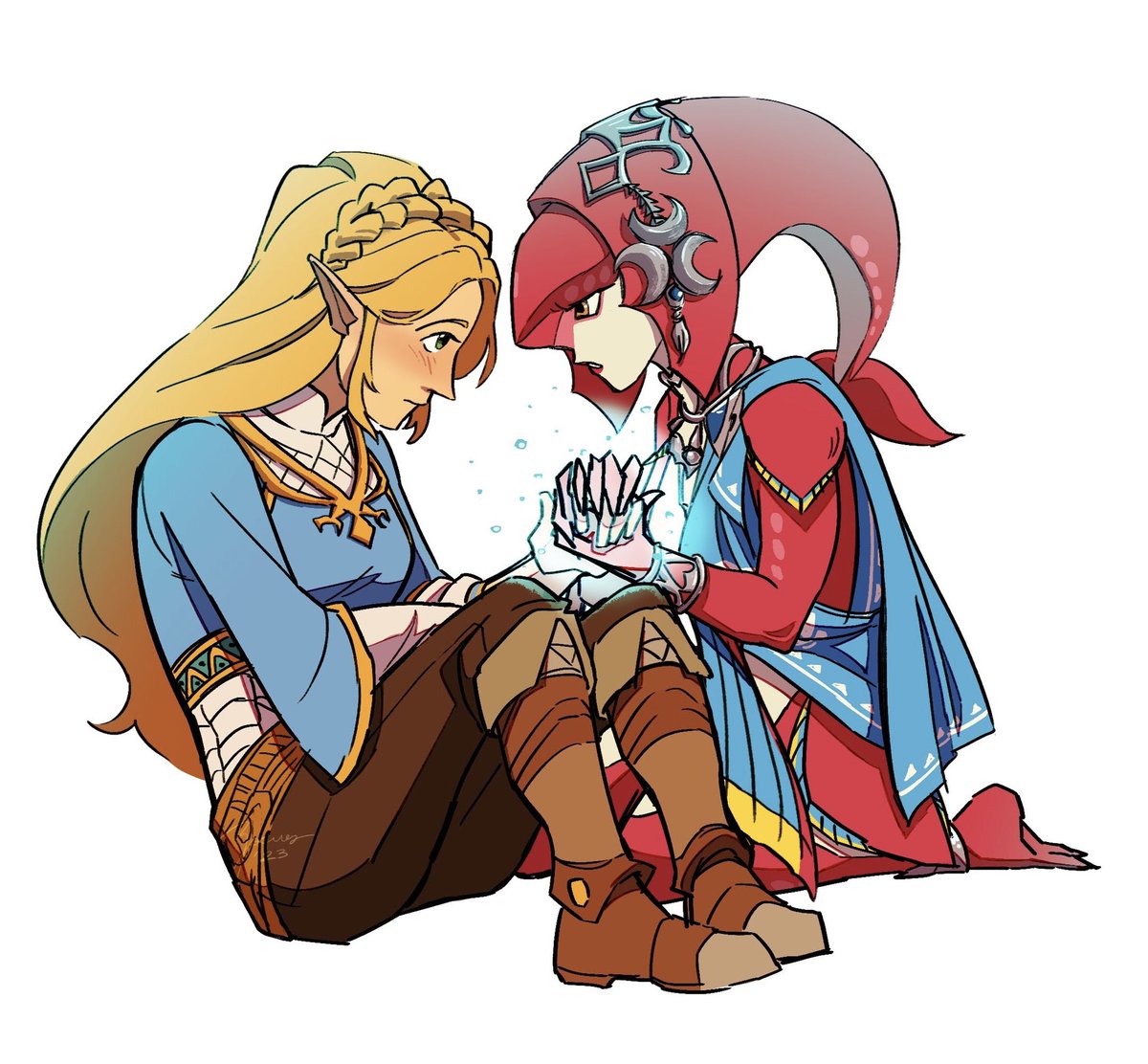 _zoeves's tweet photo. “you’re just as bad as link, princess.”
.
.
.
#breathofthewild #botw #zelpha #miphzel https://t.co/k2ndqy0TNV