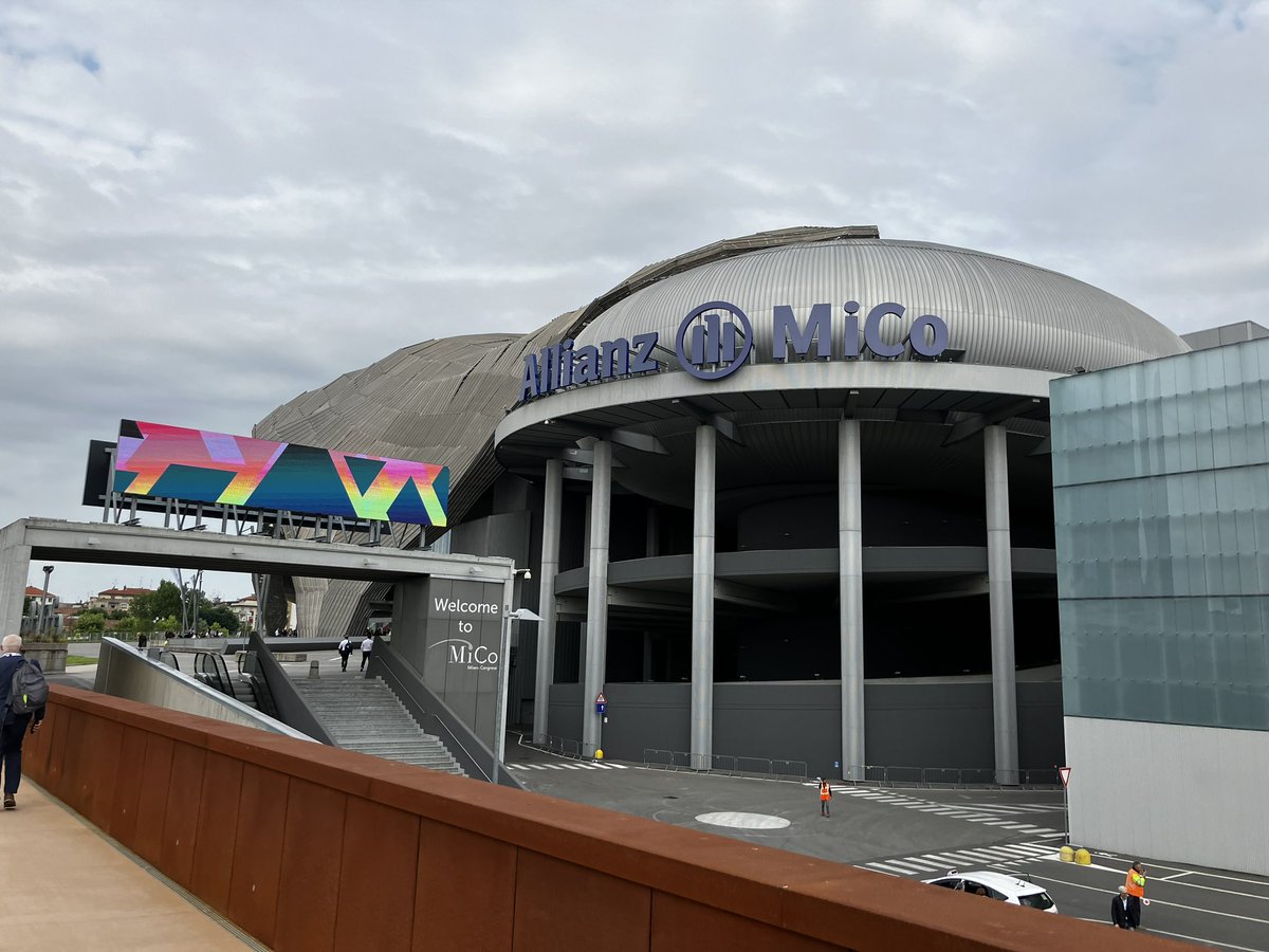 I’m in Milan for #ewma2023 day 2 today and so far an excellent event with lots of amazing speakers