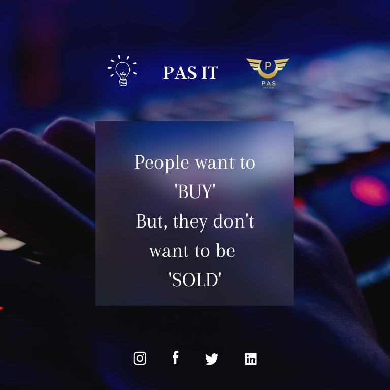 mr_manashachi's tweet photo. Sales is about inspiration ,not coercion @bharathi_pas 

#pasit #DigitalMarketingSuccess #DigitalAdvertising https://t.co/5jwkK8DeSh