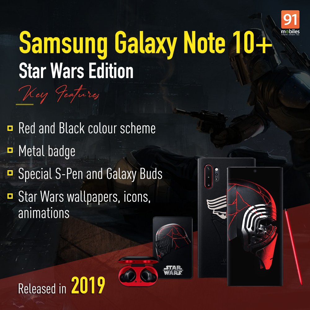 Galaxy Buds StarWars Edition Samsung Galaxy Note 10+ Star Wars