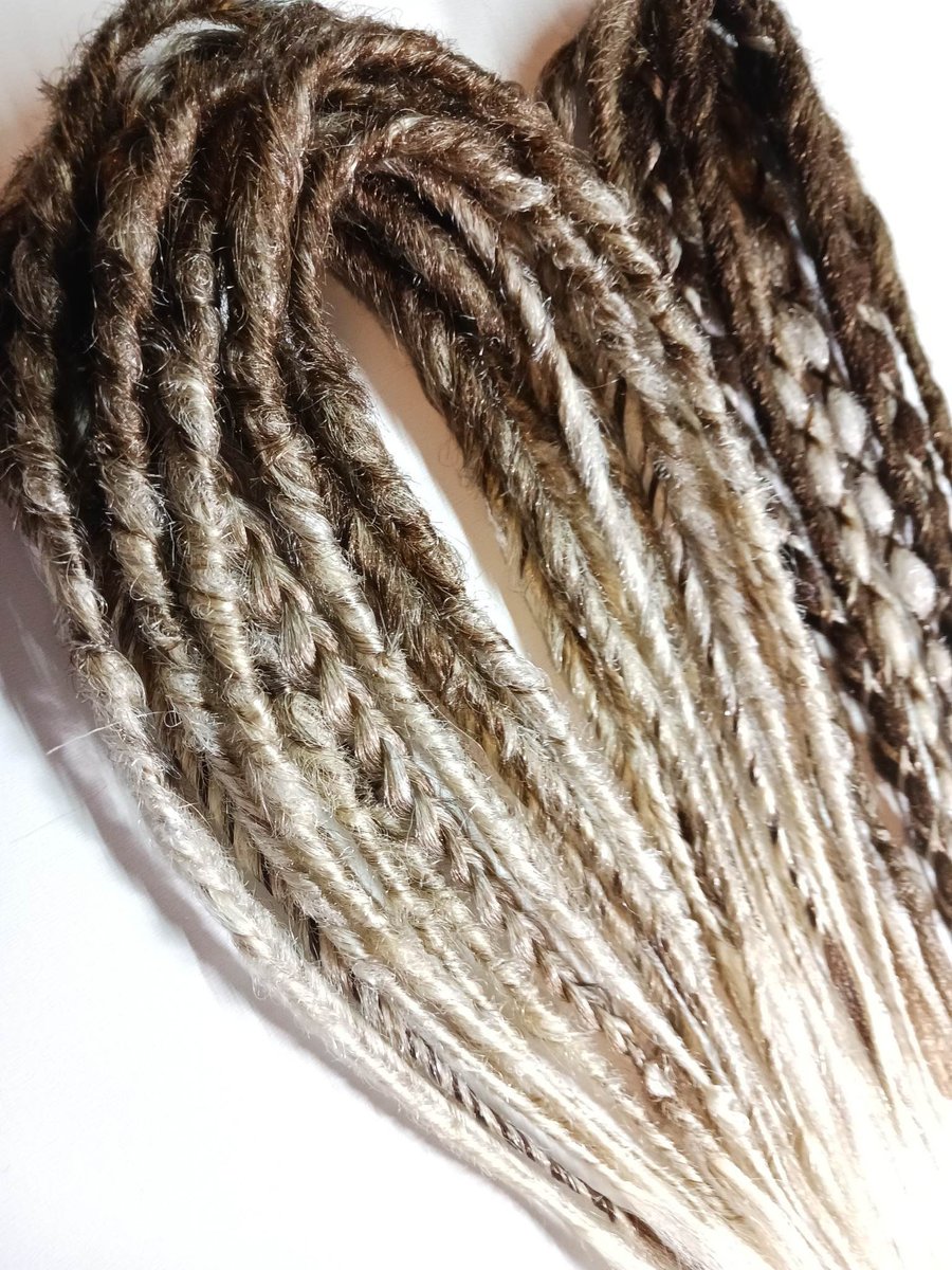 K_Dreadlocks's tweet photo. Excited to share the latest addition to my #etsy shop: Premade Dreads, Brown and Blonde Dreads, Synthetic Dreadlocks, Ombre Dreadlocks, Ready to Ship Dreads, Summer Dreads https://t.co/K43BEBBqpX #dreadlockextensions #hairextensions #syntheticdreads #syntheticdreadlock https://t.co/rij0TRkXbA