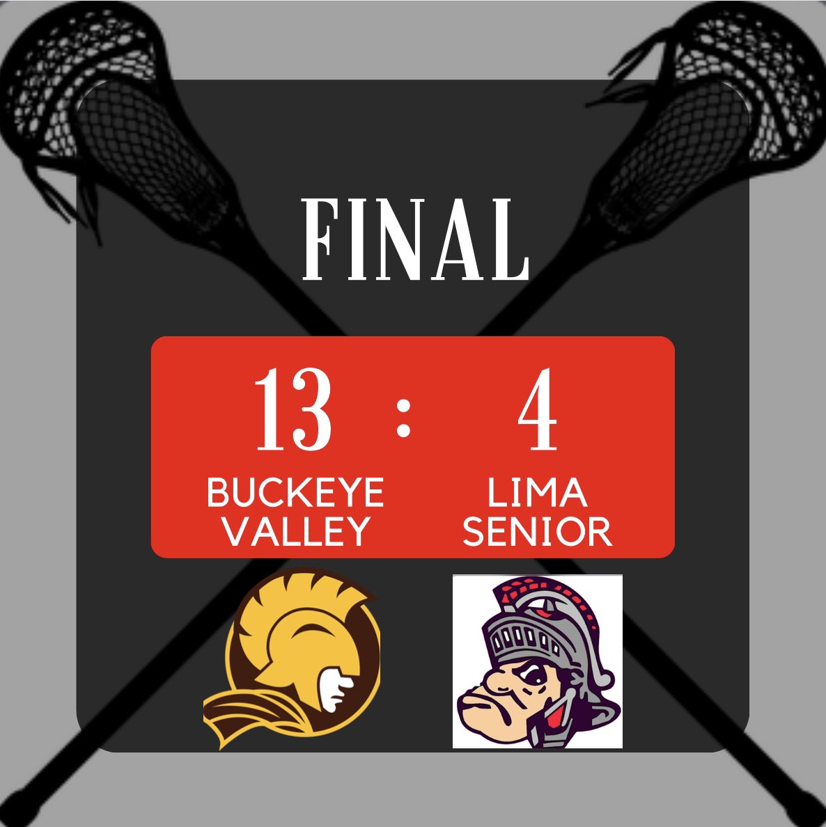 LimaSeniorAthle's tweet photo. The Spartans played hard and showed great potential, but in the end they lost a tough one against Buckeye Valley 13-4.

Next up ➡️ @ Newark

When ➡️ Fri. May 5th (7:00 pm)

Where ➡️ Newark White Field

#LimaSpartans @LimaCitySchools https://t.co/stliHQBkNB