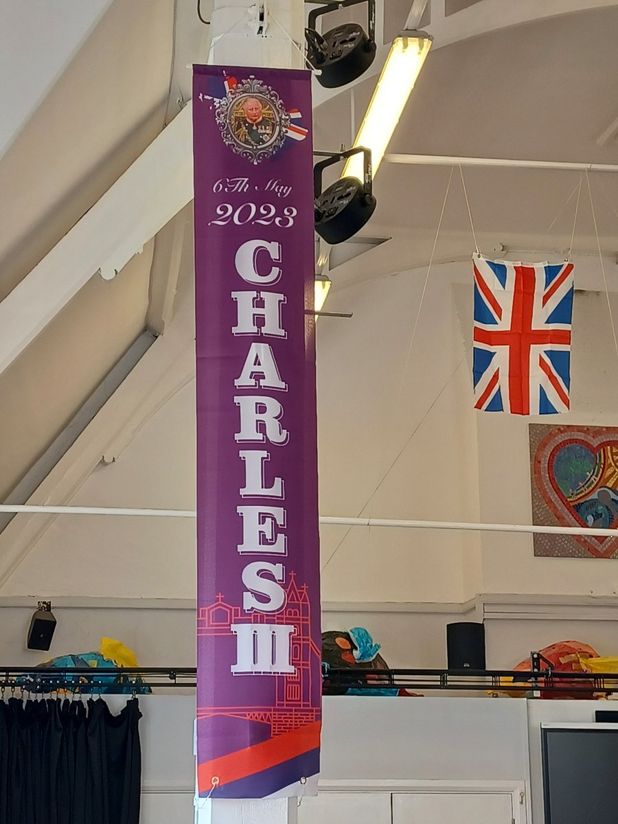 PutneySMPS's tweet image. Preparing our school hall for our Coronation Celebration Day @PutneySMPS (fingers crossed for good weather for our Coronation Picnic) 
#Coronation #KingCharlesIIICoronation #StMarysSchoolPutney