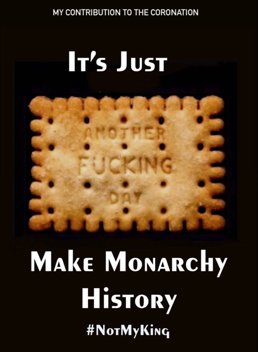 johnjmontgomery's tweet photo. #MakeMonarchyHistory #NotMyKing https://t.co/PH74V0xdwU