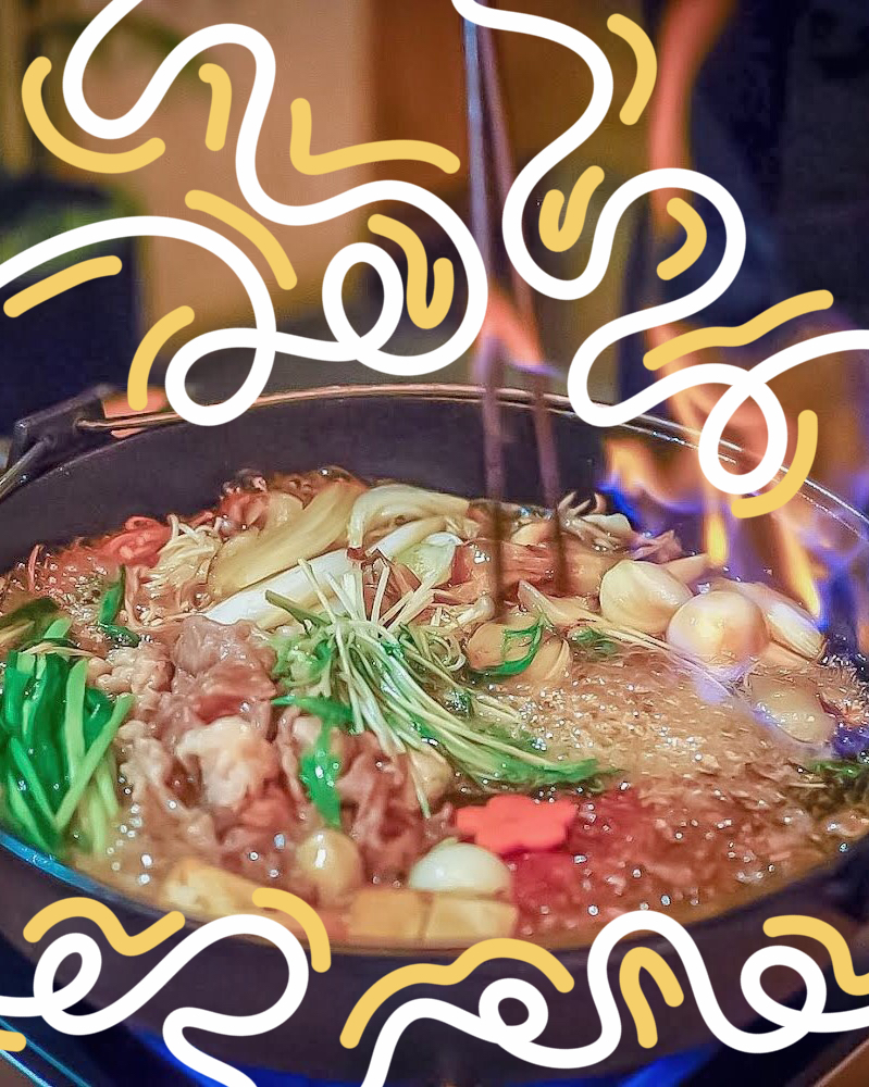 HonestFoodTalks's tweet photo. Tagline: Warm your soul with this delicious Sukiyaki hot pot recipe 🍲🔥❤️

Sukiyaki will remind you of a warm evening in the midst of Japanese winter. The rich flavours of the vegetables and sauce, married with the umami of the tender meat, make for a sumptuous and warming meal. https://t.co/SzYqL61Yf8
