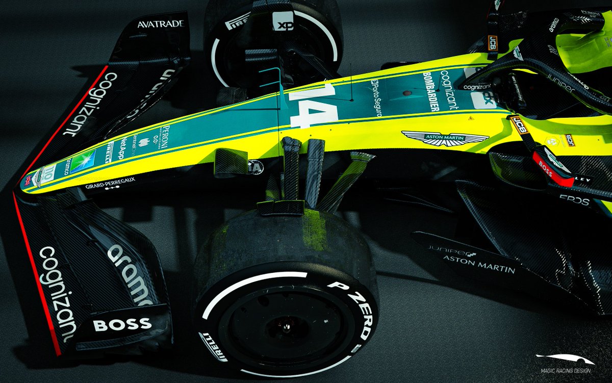 MagicRacingDes's tweet photo. AMR23 Lime Green Special Edition #conceptart 

#IAM #AstonMartin #F1 #MiamiGP #Formula1 https://t.co/V638L6kIPO