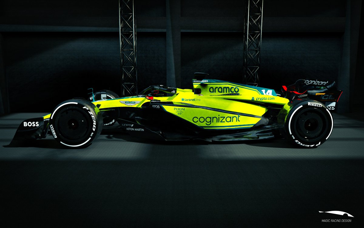 MagicRacingDes's tweet photo. AMR23 Lime Green Special Edition #conceptart 

#IAM #AstonMartin #F1 #MiamiGP #Formula1 https://t.co/V638L6kIPO