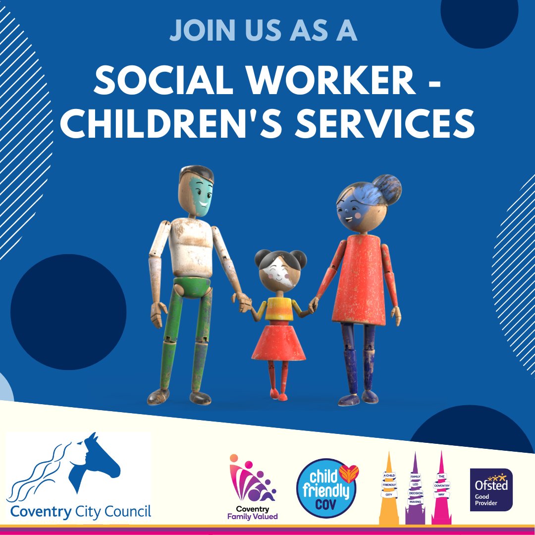 We are looking for social workers who are committed to achieving the best for our children, young people, and families. You will need to have a recognised professional Social Work qualification and Social Work England registration.

To find out more visit orlo.uk/itc2L
