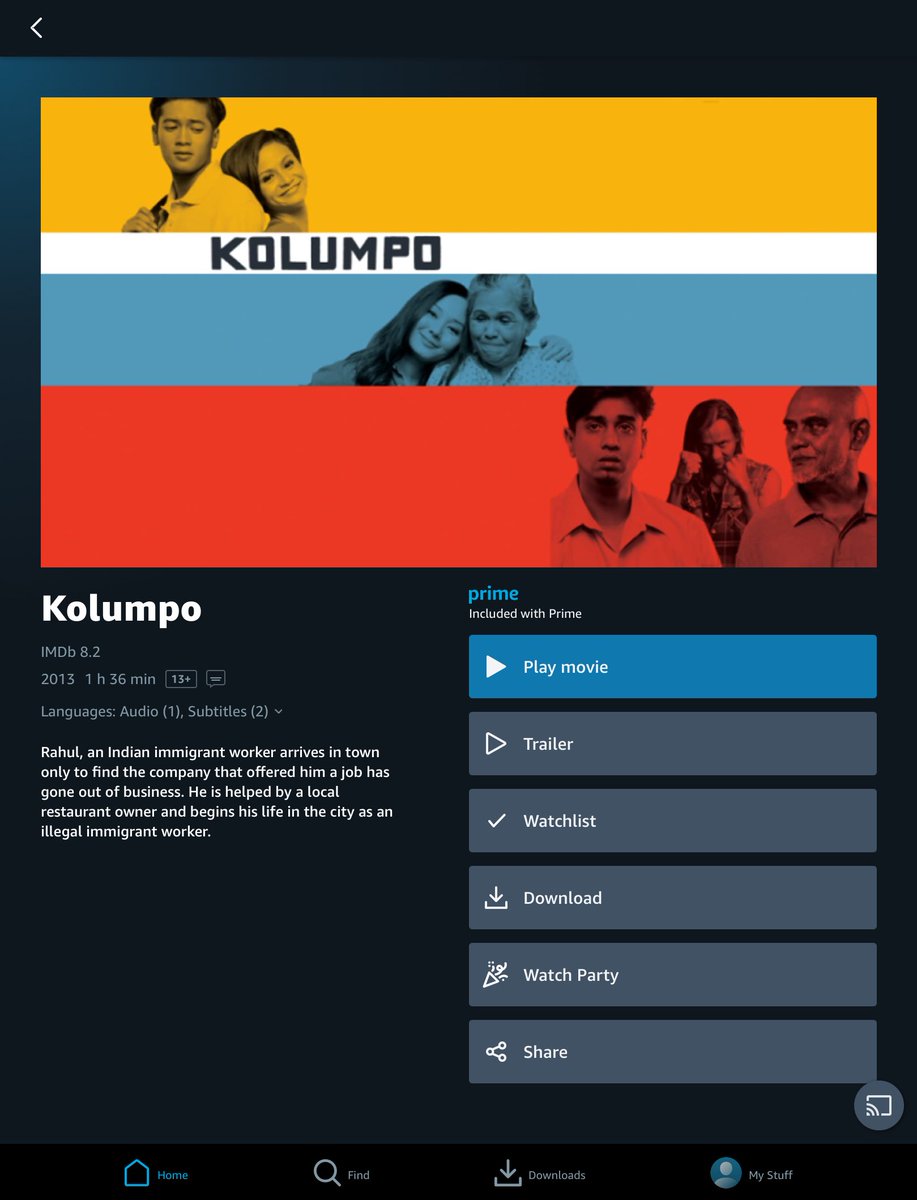 muhdferd's tweet photo. AKHIRNYA. SETELAH 10 TAHUN, KOLUMPO MASUK STREAMING SERVICE. TERIMA KASIH @PrimeVideo. https://t.co/QfIU0NuIDT