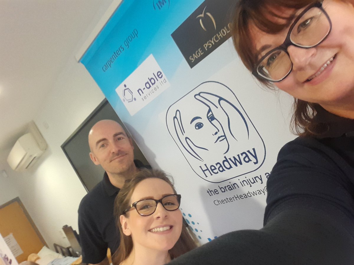 Supporting the Working Together Charity Roadshow at Broadgreen Hospital on behalf of <a href="/HeadwayChester/">Headway Chester</a> with <a href="/parsonage_peter/">Peter Parsonage</a> and <a href="/HarrietTrail/">Harriet Trail</a> on behalf of Headway Warrington. Supporting ABI patients and families and collaborating with other Charities #gooddayattheoffice