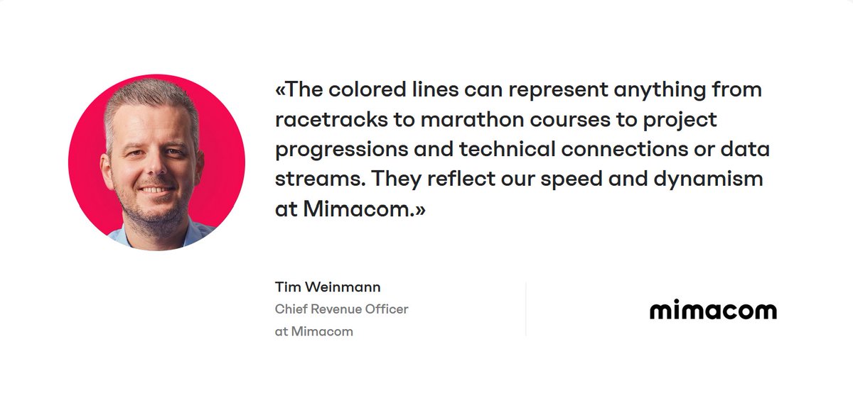 Mimacom (@mimacom) on Twitter photo Are you wondering why there are colorful lines all over our new Mimacom website? <a href="/TimWeinmann/">Tim Weinmann</a>, our Chief Revenue Officer at Mimacom, explains what´s behind the new visual language. Get more background information on our new design: lnkd.in/e3i3wjyC
#stayahead #rebranding Are you wondering why there are colorful lines all over our new Mimacom website? <a href="/TimWeinmann/">Tim Weinmann</a>, our Chief Revenue Officer at Mimacom, explains what´s behind the new visual language. Get more background information on our new design: lnkd.in/e3i3wjyC
#stayahead #rebranding