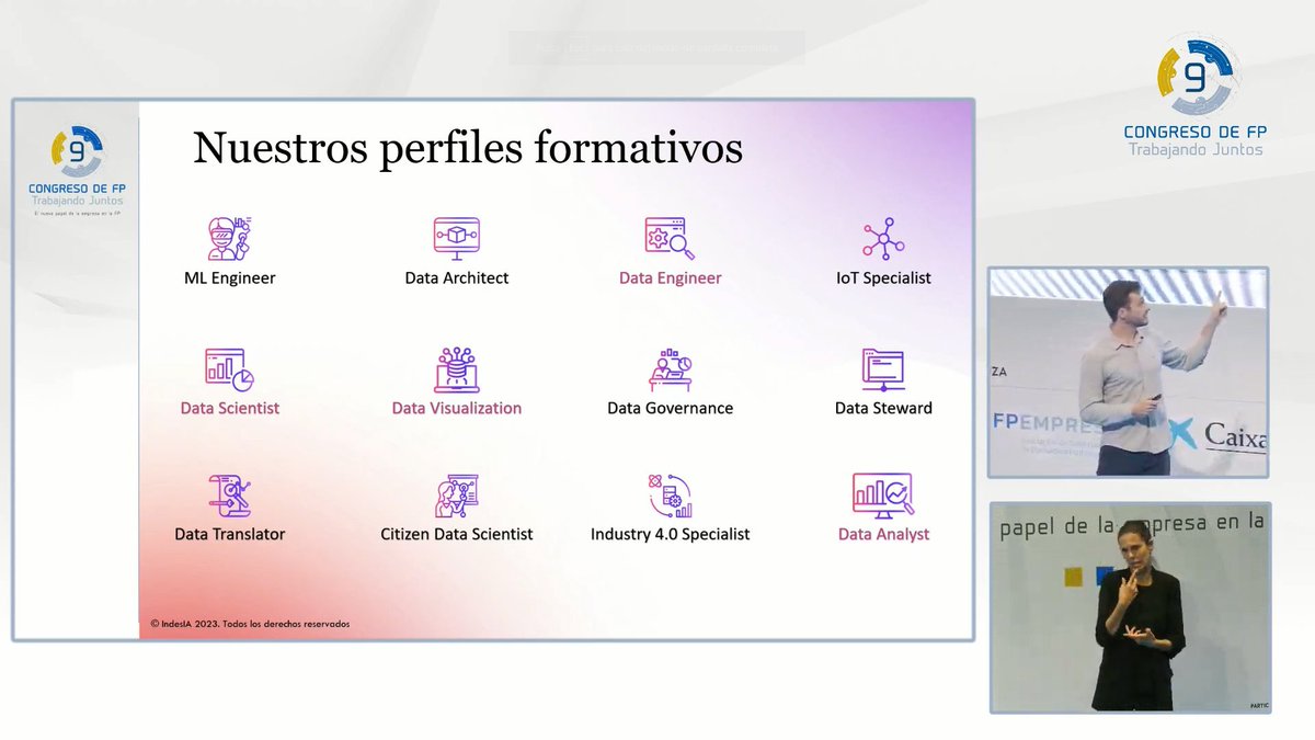 esther_fol's tweet photo. #9CongresoFP "IA en la Formación Profesional" Daniel Guzmán Moreno
Las empresas necesitan personal cualificado.
#S15AM22 #OPSEA22 https://t.co/emKqBxrfay
