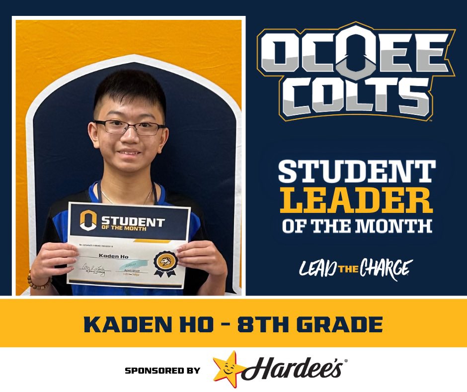 OcoeeMiddle1's tweet photo. 🐴 OCOEE COLT LEADERS 🐴
Congratulations to our April Leaders of the Month! We are so proud of your hard work and leadership! Keep up the great work!
#LeadtheCharge #ColtFamily https://t.co/apPUopEdTJ