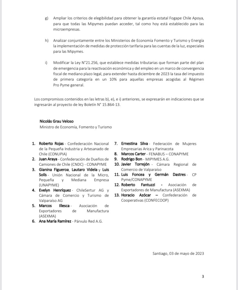 Gran acuerdo entre el Gobierno y las Mipymes!

Subsidio estatal les permitirá entregar el sueldo mínimo de 500 mil pesos.