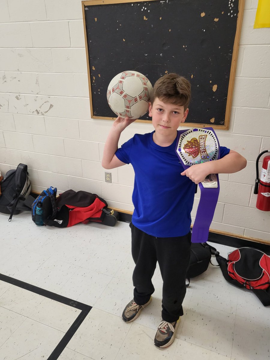 We have our first place player for April from my gamified classroom! This is his third belt tying the record for most monthly wins! @centralspry #GameMyClass #xplap #TGEChat