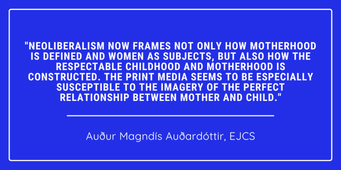 In "From progressiveness to perfection: Mothers’ descriptions of their children in print media, 1970–1979 versus 2010–2019", <a href="/amagndis/">Dr. Auður Magndís</a> addresses how mother's public discourse about their children has changed over time. Read it here: journals.sagepub.com/doi/abs/10.117…