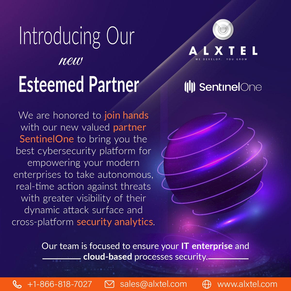 We are very excited to announce our newest partnership with SentinelOne which is the market leader in XDR technologies.

#cybersecurity #automation #xdr #endpointprotection #identitymanagement #cloudsecurity