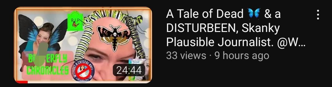 Hello friends! New video up over on YouTube! It's about dead butterflies.