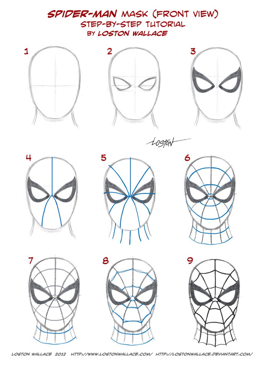 Loston_Wallace's tweet photo. #SpiderMan #SpiderManCostume #SpiderManMask #DrawingSpiderMan
My Drawing Spider-Man's Mask Tutorial. Front view. A step-by-step! Have fun!
Please Retweet, Follow, Like & Comment! https://t.co/2KA18PV5Aq