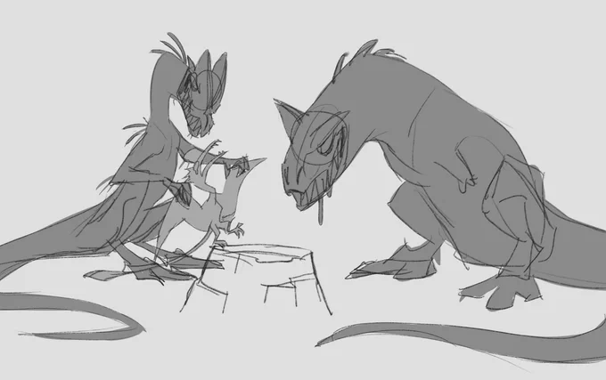 also other old dino stuff from Boosty which I've made like months ago and adopt spoiler 